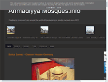 Tablet Screenshot of ahmadiyyamosques.info